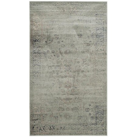 Safavieh Vintage Small Rectangle Area Rug, Light Blue - 4 ft. x 5 ft.-7 in. VTG120-7660-4